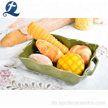 Keramikbrot Backpfanne Schalen farbenfrohe Backware -Sets